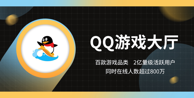 QQ游戏大厅：百款游戏品类,2亿量级活跃用户